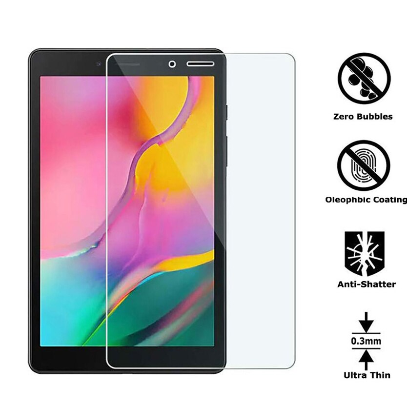 Vidrio templado para tableta Samsung Galaxy Tab A, Protector de pantalla de 8,0 pulgadas ), SM-T290, T295, T297, 8,0 pulgadas, película de vidrio Premium 9H