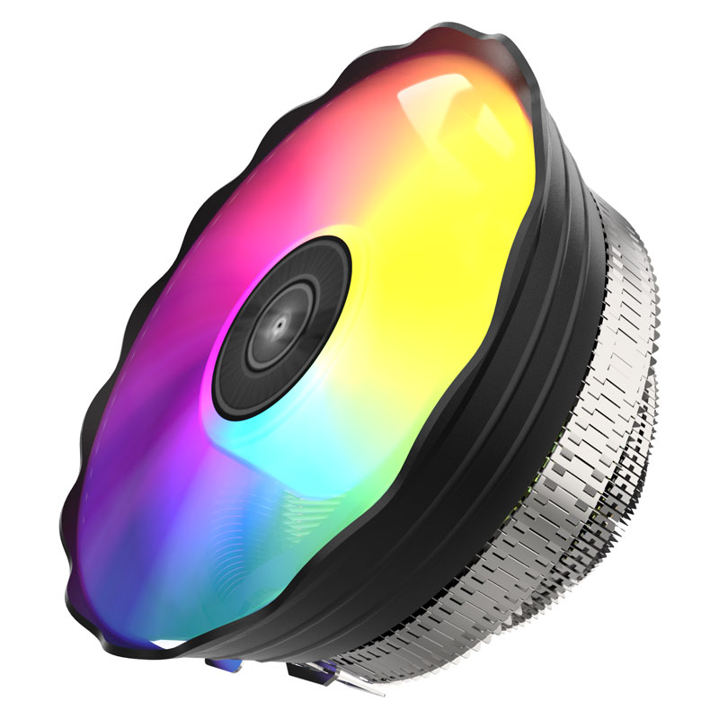PADO S3 CPU procesador de refrigeración ventilador enfriador de aire RGB PWM Hielera Intel LGA 1155 1700 1200 1151 AMD AM3 AM4 PC Gamer ventilador Led 120mm