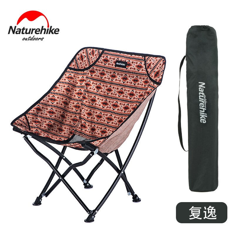 Naturehike YL04 Vissen Stoel Draagbare Klapstoel Camping Wandelen Tuinieren Barbecue Rugleuning Stoel Kruk: Fuyi