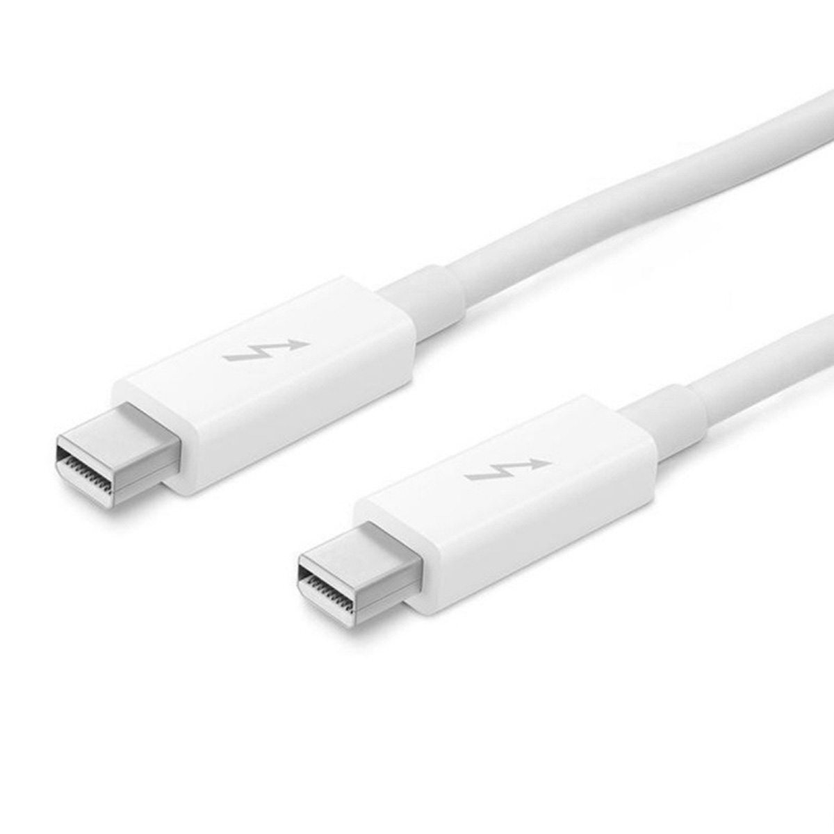 Thunderbolt 2 -kabel thunderbolt 2 han-til-han-datakabler stik til multimedieskærm hvid 2m: Default Title