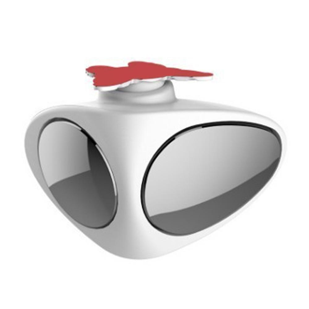 360 Degree Car Blind Spot Mirror Car Rearview Zone Mirror Rotatable 2 Side Wide Angle Exterior Rear View Mirror Safety Accessory: Right White