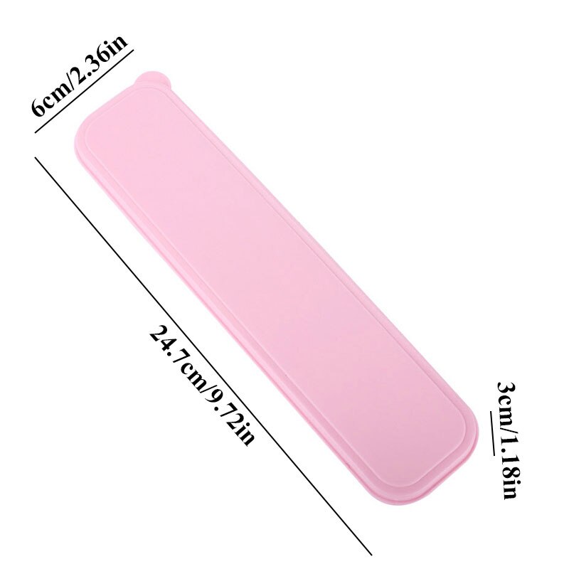 Tableware Storage Box Spoon Storage Box Chopsticks Box Straw Box Household Supplies Solid Color Nordic Style Portable
