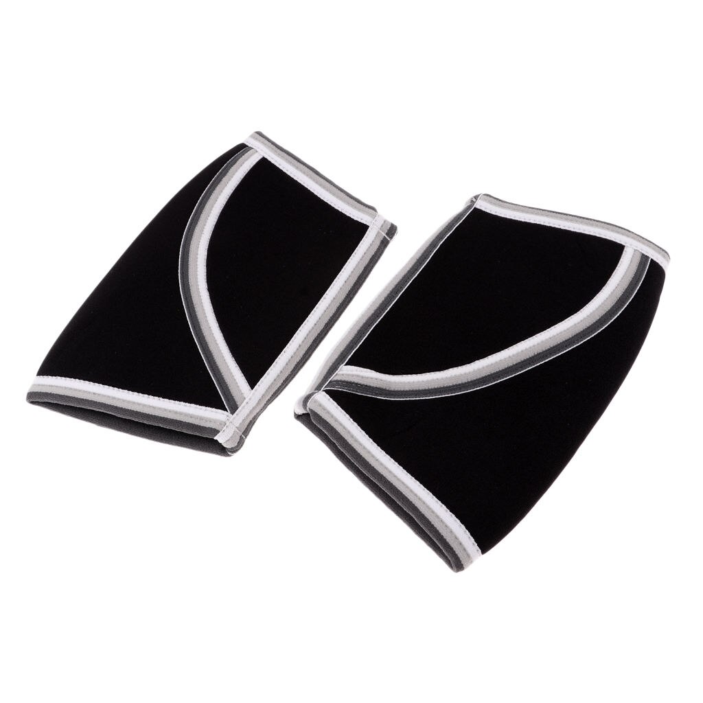 Coderas de neopreno de 5MM para hombre y mujer, protectores para levantamiento de pesas, baloncesto, tenis, S-XXL de Fitness, 1 par