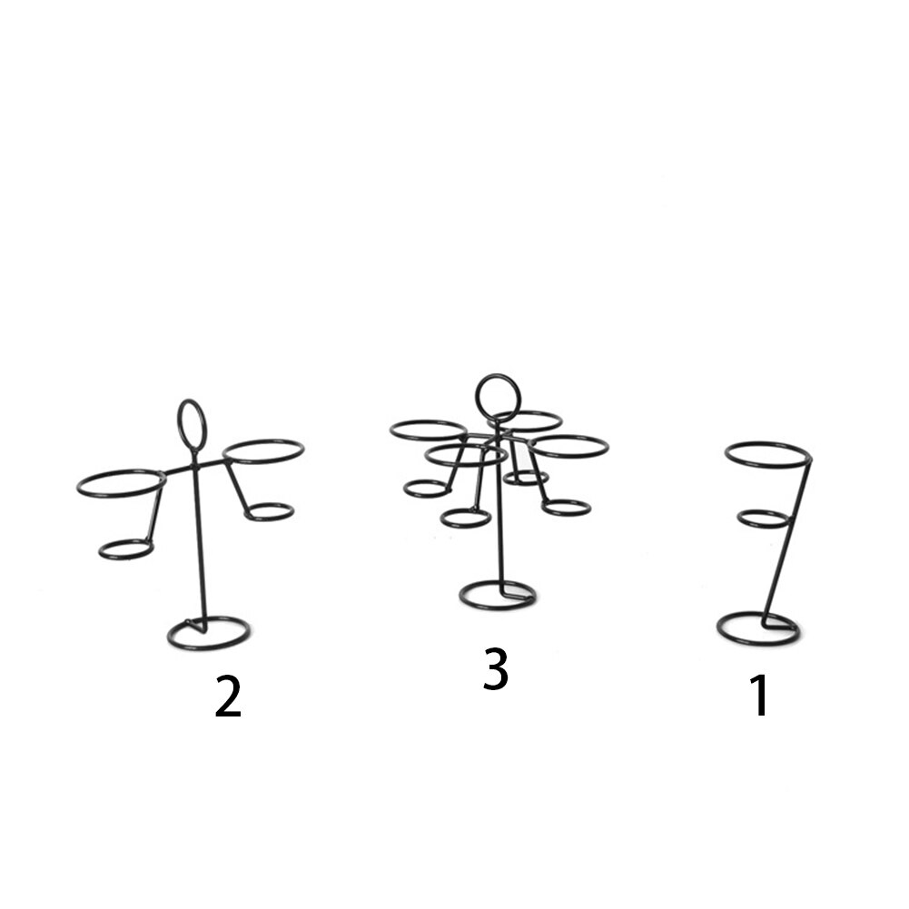 Home Ice Cream Stand Desktop Shop Iron Structure Display Holder Flower Restaurant Wedding Birthday Practical Decorative