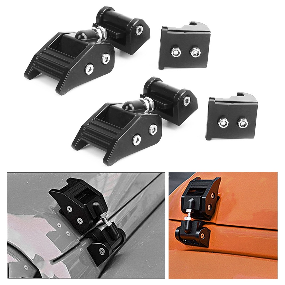 Capô do motor carro trava capa captura fivela fechaduras apto para jeep wrangler jk 07 08 09 10 2011 2012 2013 2014 2015 16 17 acessórios