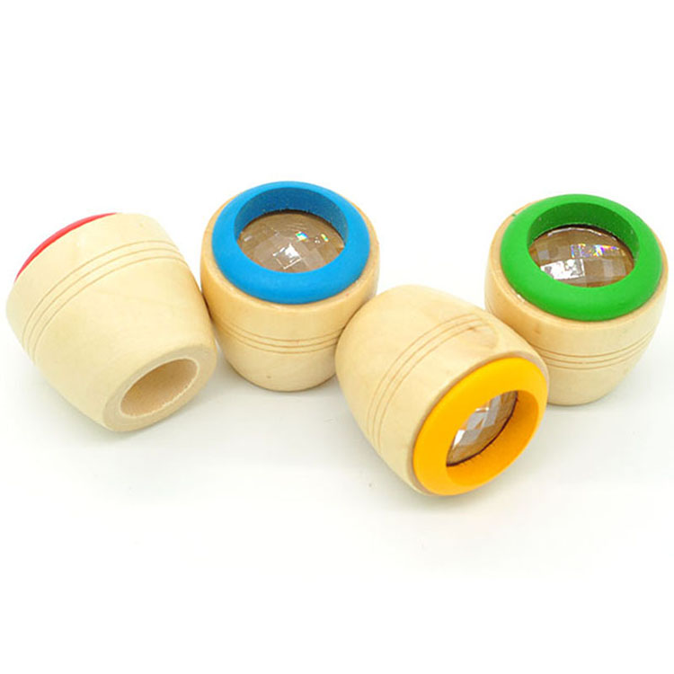 Heißer Holz Bildungs Magie Kaleidoskop Baby Kind Kinder Lernen Puzzle Spielzeug Bee-auge Interessant Wirkung Magie Kaleidoscop