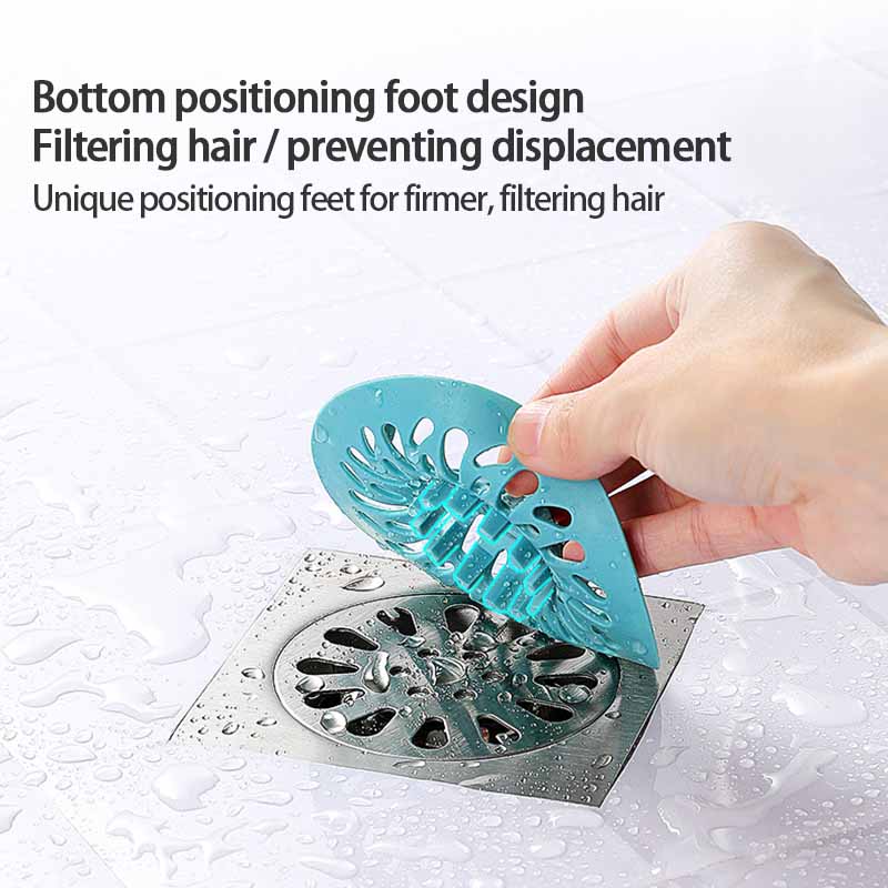 1PC Sink Anti-blocking Floor Drain Cover Shower Drain Strainers Bathtub Stopper Silicone Sink Cover Hair Catchers Bathroom