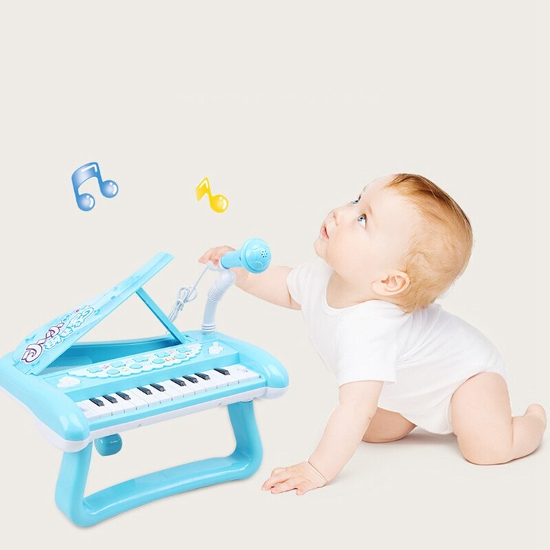 Jongens En Meisjes Baby Puzzel Beginner Piano Kinderen Elektronische Piano Baby Vroege Educatief Muziek Speelgoed