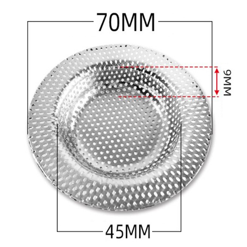 Küche Wasser Waschbecken Filter Waschbecken Gittergewebe Sieb Küche Werkzeug Edelstahl Badezimmer Boden Ablauf Abdeckung Dusche Haar Catche Stopper: GrüNe Bronze-