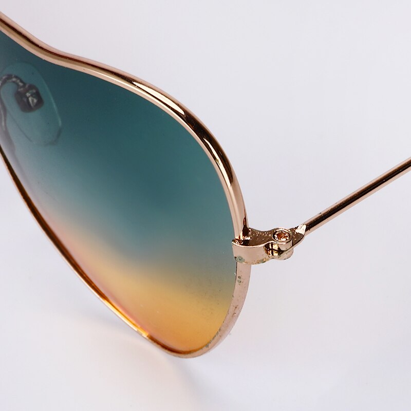 5 stil unisex hjerteformede solbriller vintage regnbue retro klassiske prins spejl solbriller