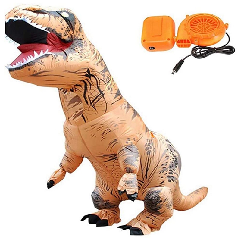 Mini Ventilator Voor Dinosaurus Kostuum Of Mascotte Hoofd Of Andere Opblaasbare Spel Kostuum Set, Oranje