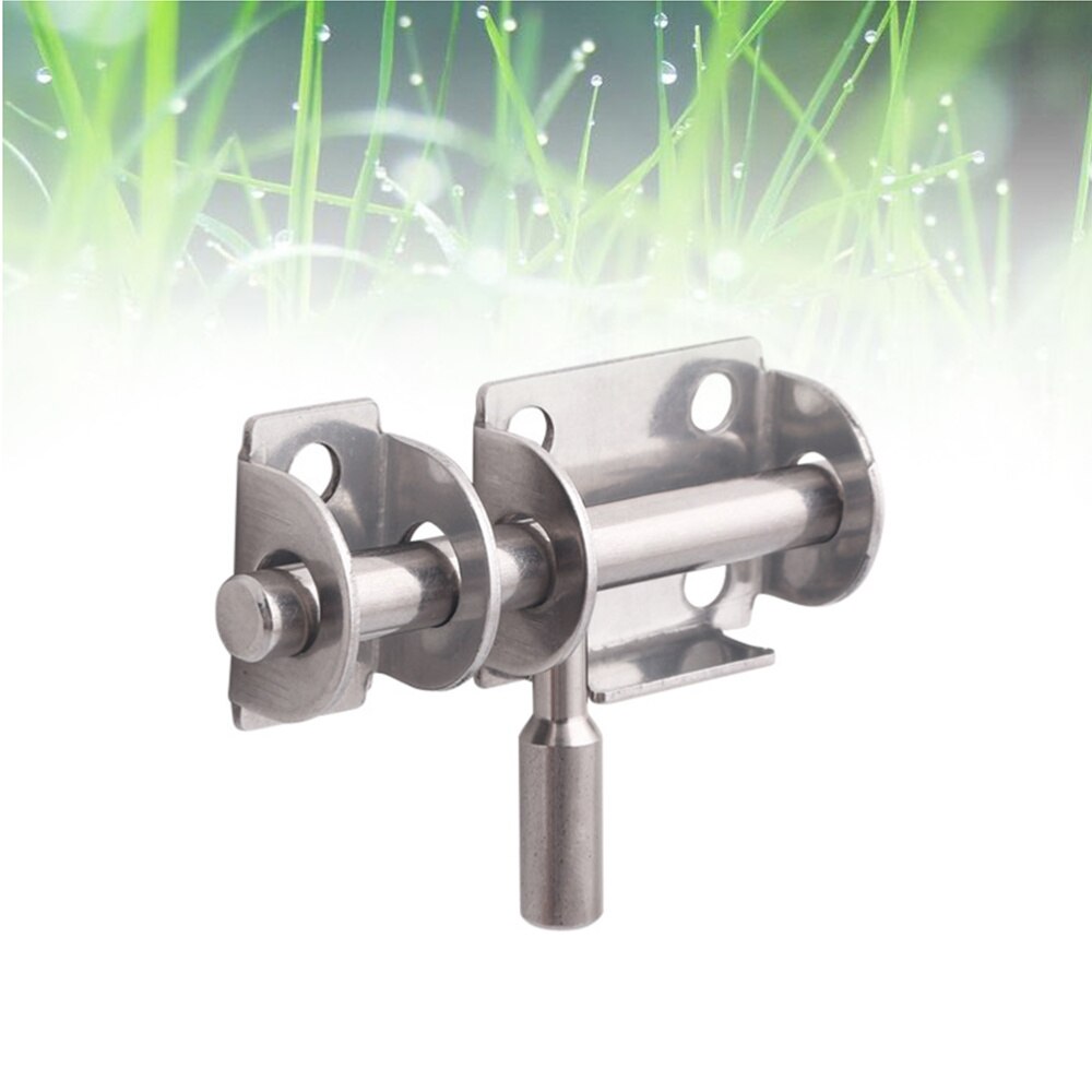 1Pc Slide Bolt Gate Latch Safety Heavy Duty Stainless Steel Gate Latch Window Latch Door Bolts Barrel Bolt: Default Title