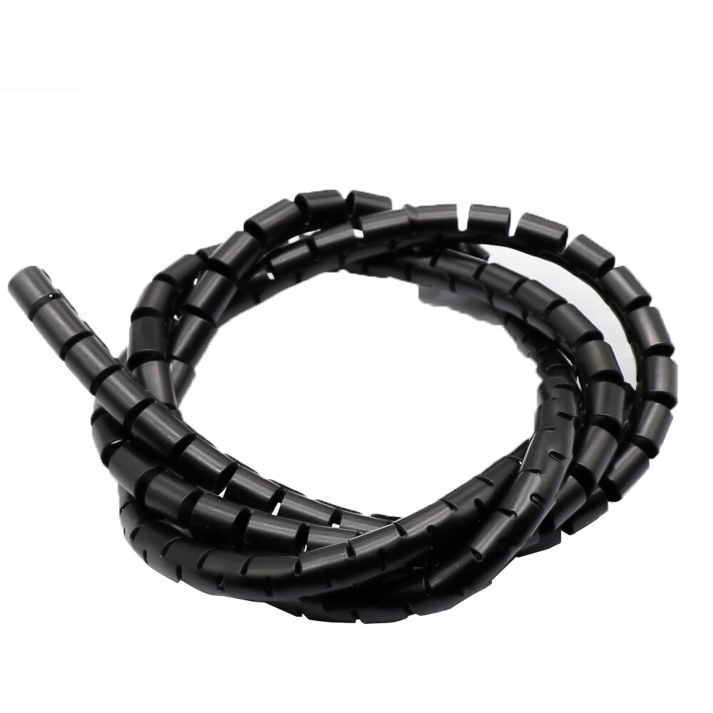 3D Printer parts RepRap spiral Wrapping Cable casing Flame retardant 2M Length ID 8mm Cable Sleeves Winding pipe wrapping band