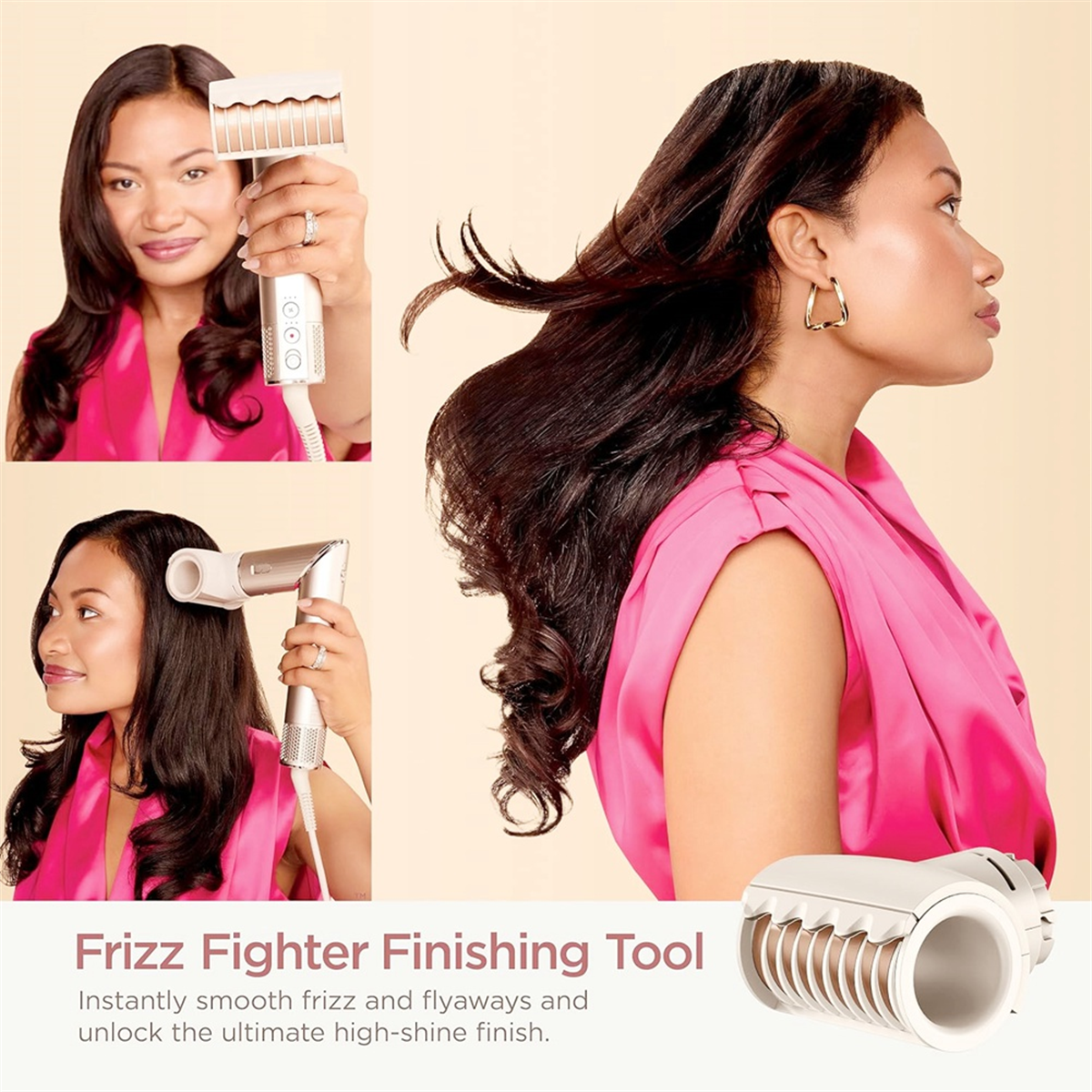 Sistema de peinado para Shark FlexStyle serie HD430/HD435, herramienta de peinado para el cabello, Flyaways lisos