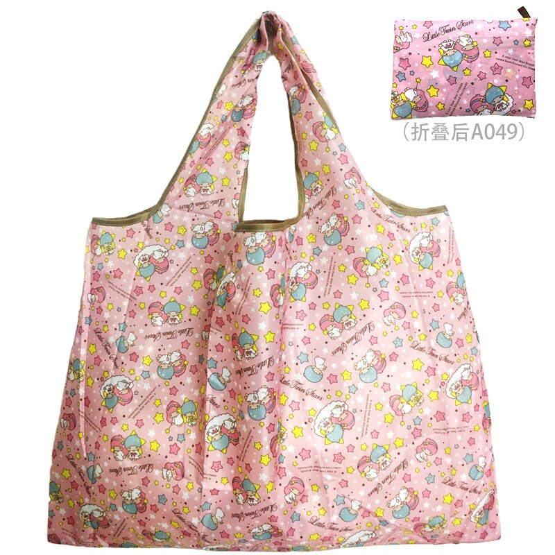 Handig Opvouwbare Boodschappentas Herbruikbare Opvouwbare Milieuvriendelijke Boodschappen Tassen Vrouwen Canvas Schoudertas: S1