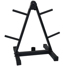 B142 Floor Stand Barbell Rack Home Fitness Barbell Storage Barbell Plates A Frame Rack Standard Weight Plates Storage