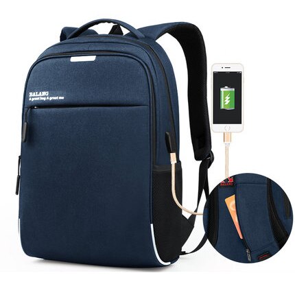 BALANG Marca Unisex Viagem Mochila College School Bolsas Mochila para Adolescentes Meninos Meninas de Alta Qualidade Laptop Bags para 16 polegada: Azul