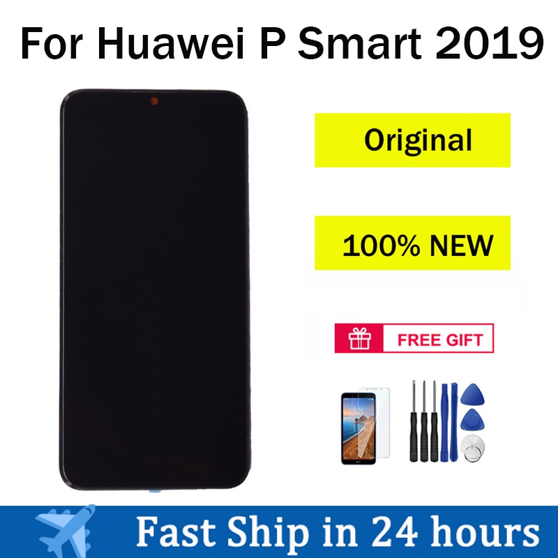 LCD For Huawei P Smart Display Premium Touch Screen with Frame Digitizer Assembly Replacement POT-LX1 L21 LX3