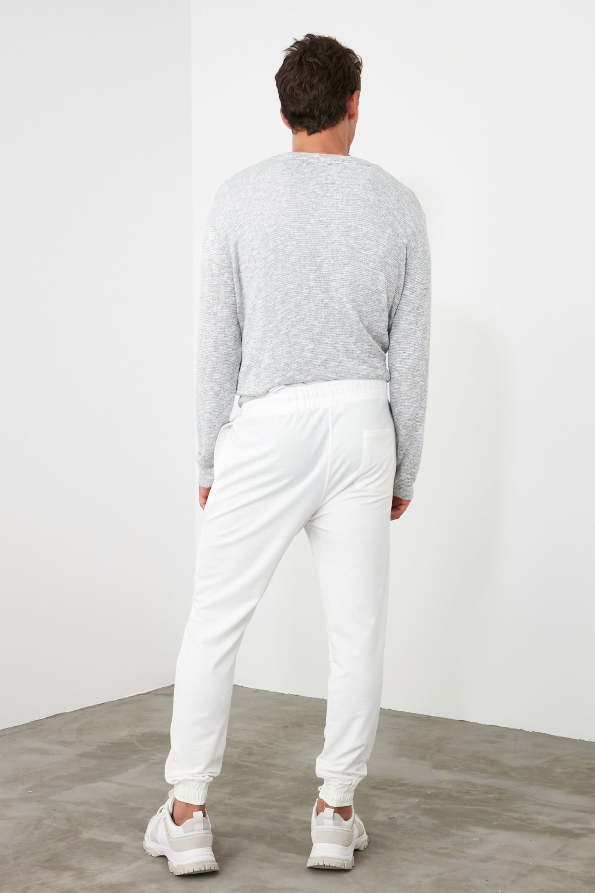 Trendyol Maschio micro Dettagliate di Gomma Lunghi Pantaloni Della Tuta TMNAW21EA0127
