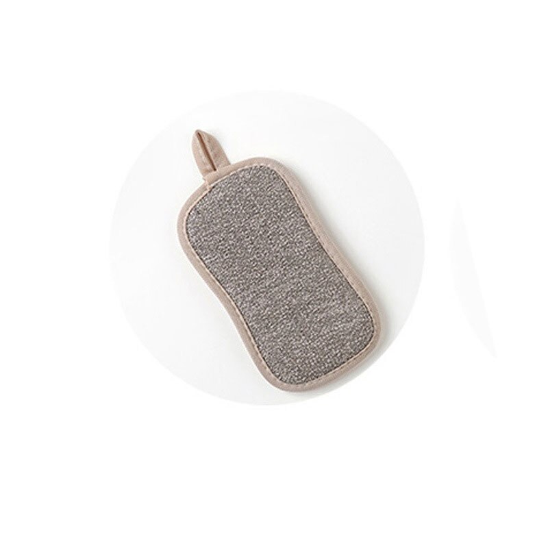 Esponja de nailon de doble cara para limpiar platos, cepillo de limpieza de descontaminación, estropajo, trapo, cocina, hogar, utensilios para lavar platos y tazas: Coffee