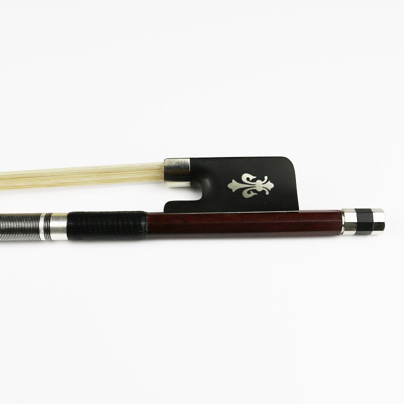 4/4 Size Pernambuco Cello Bow ,Natural Horsehair,Warm Tone,Good balance