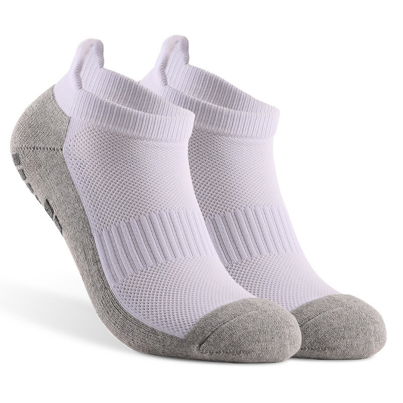Calcetines antideslizantes con suela de silicona, para fútbol, competición , accesorios deportivos, unisex,: White
