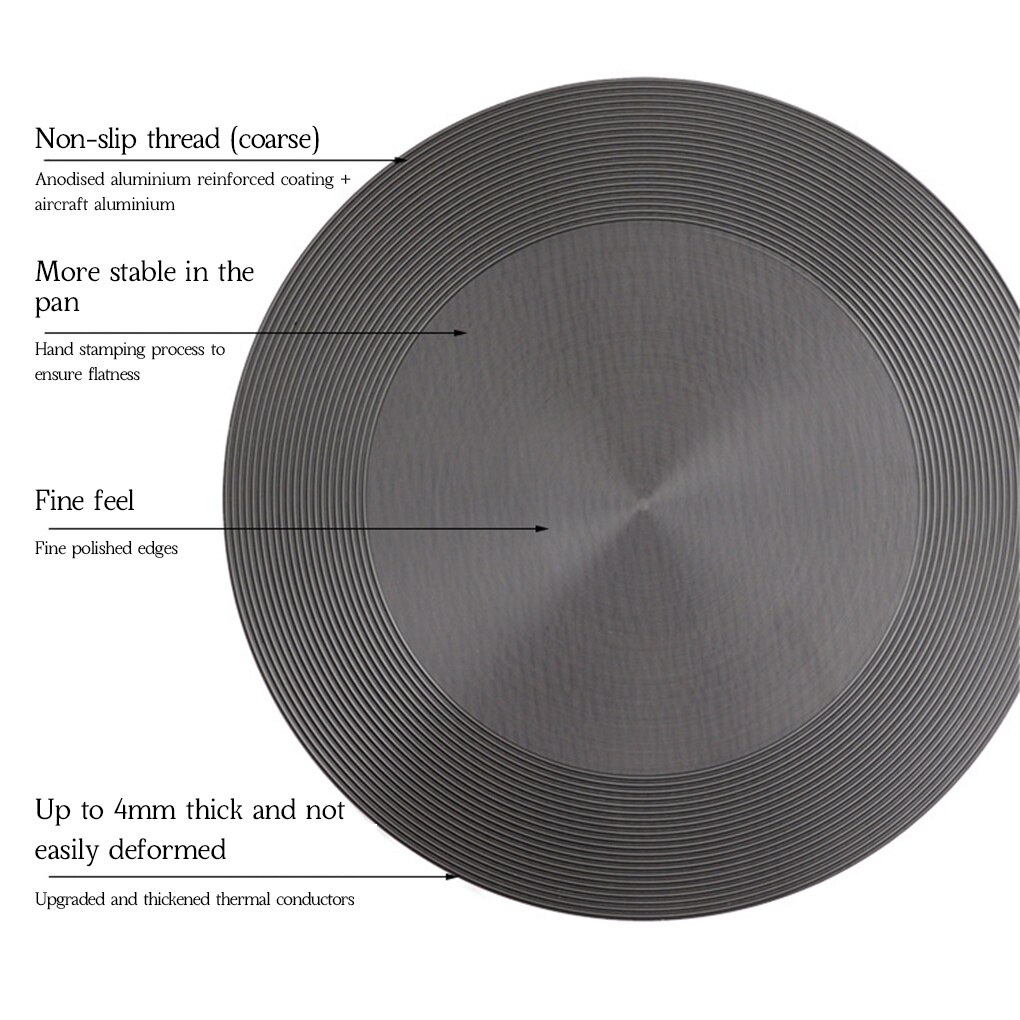 Diffusore di calore da cucina distributore assorbente piastra di conduzione del calore stufa a gas in acciaio inossidabile accessori per fornelli da cucina