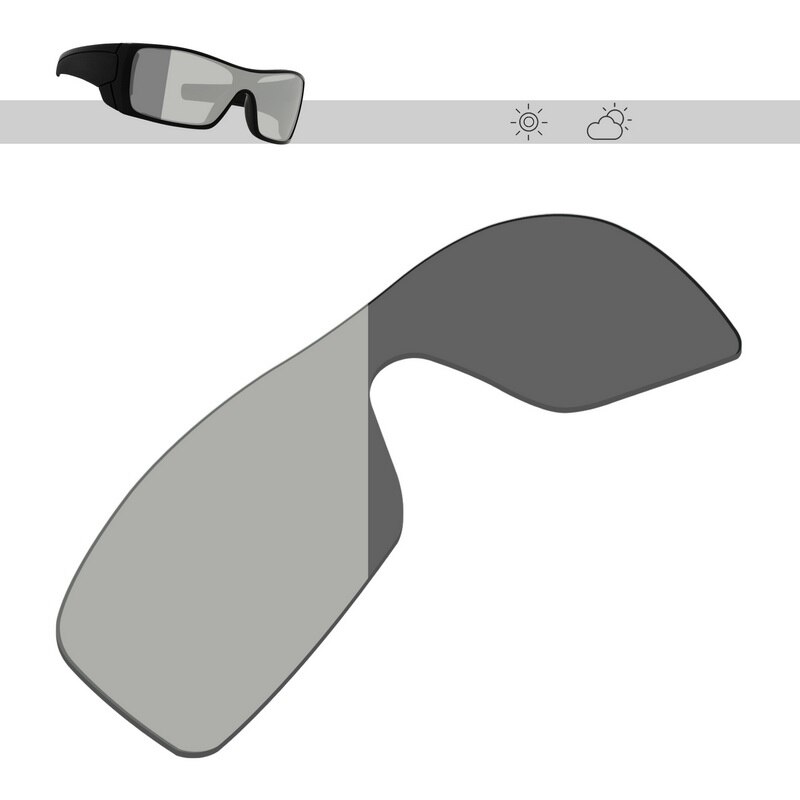 Glintbay – lentilles de lunettes de soleil polarisées de remplacement, pour Oakley Batwolf, plusieurs Options: Grey Photochromic