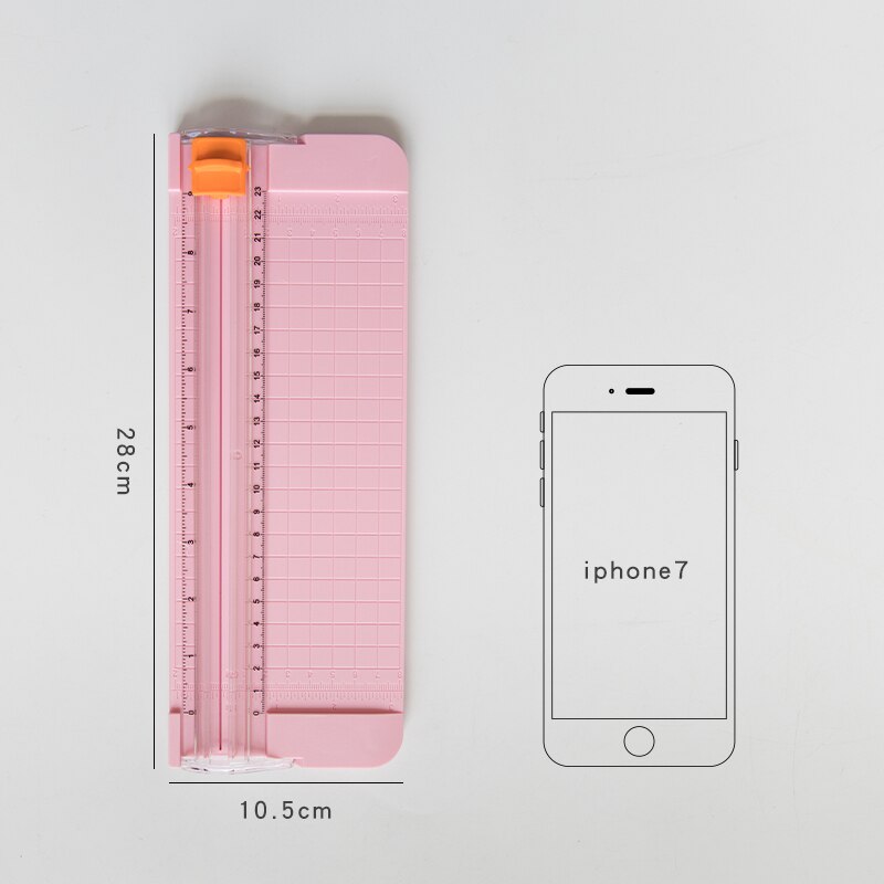 Mini Paper Cutting Machine Paper Cutter Photo Trimmer Crafts Photo Scrapbook Blades DIY Office Home Stationery: B