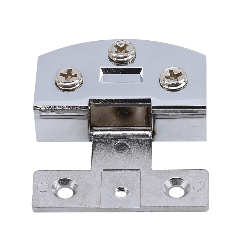 Mode Glazen Deur Scharnier Klemmen Rvs Wijnkast Broodkast Poort Clip Scharnieren Voor 5-9Mm: Black