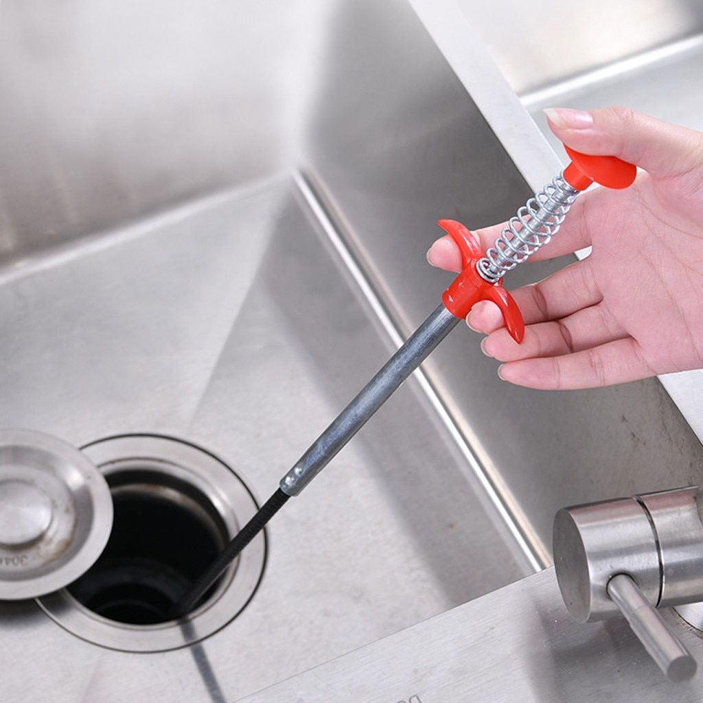 60/90/160Cm Afvoer Cleaner Sticks Verstoppen Remover Cleaning Tools Riool Borstel Pijp Baggeren Gereedschappen Voor badkamer Aanrecht