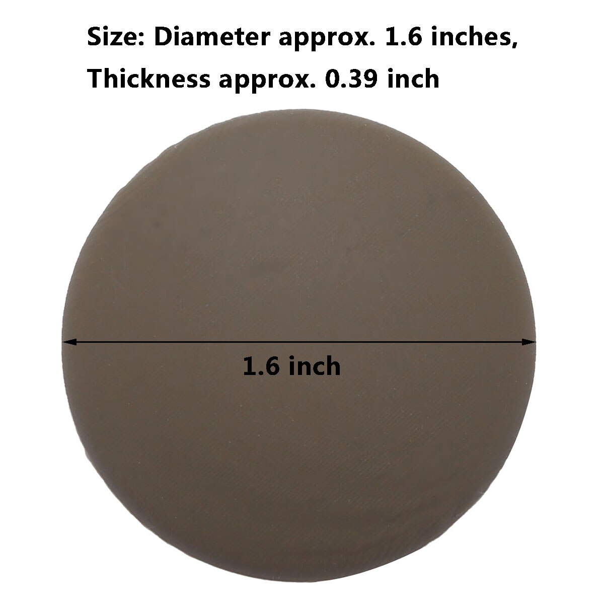 12 Uds Auto adhesivo fuerte Stickiness tapón con perilla parachoques manija Protector de pared Protector para proteger puertas armarios