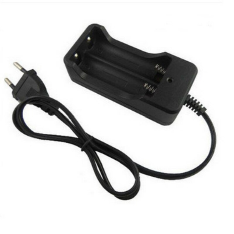 18650 batterilader eu-plugg 2 spor smart frakt sikkerhet hurtiglading 18650 26650 14500 li- ion oppladbar batterilader