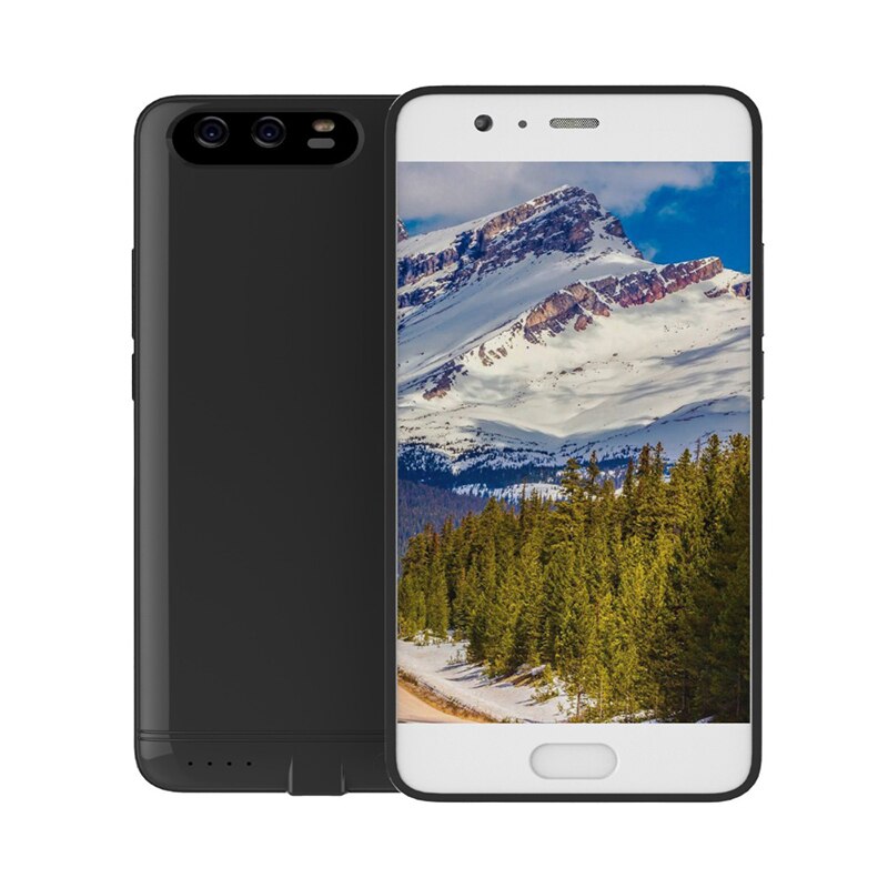 6000 mah Voor Huawei P10 Charger Case Smart PC ABS telefoon Stand Batterij Cover Smart Power Bank Voor Huawei P10 Charger Case