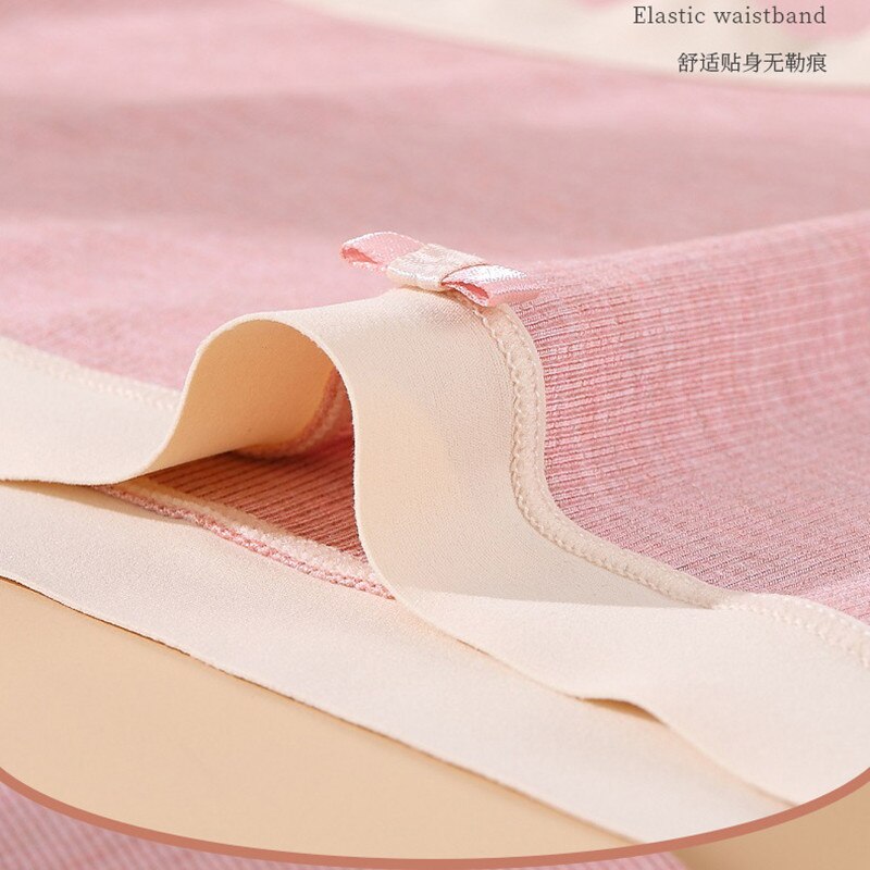 Bragas de algodón para mujer, ropa interior de cintura alta, talla grande, suave, sin costuras, calzoncillos, lencería 3XL