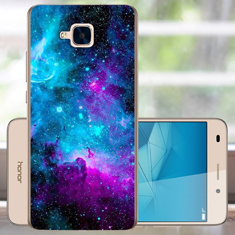 Fanatu huawei honor 5c hoesje geen vingerafdrukgat ru versie achterkant beschermhoes voor huawei honor 5c zacht tpu siliconen 5.2 " funda: Zxy