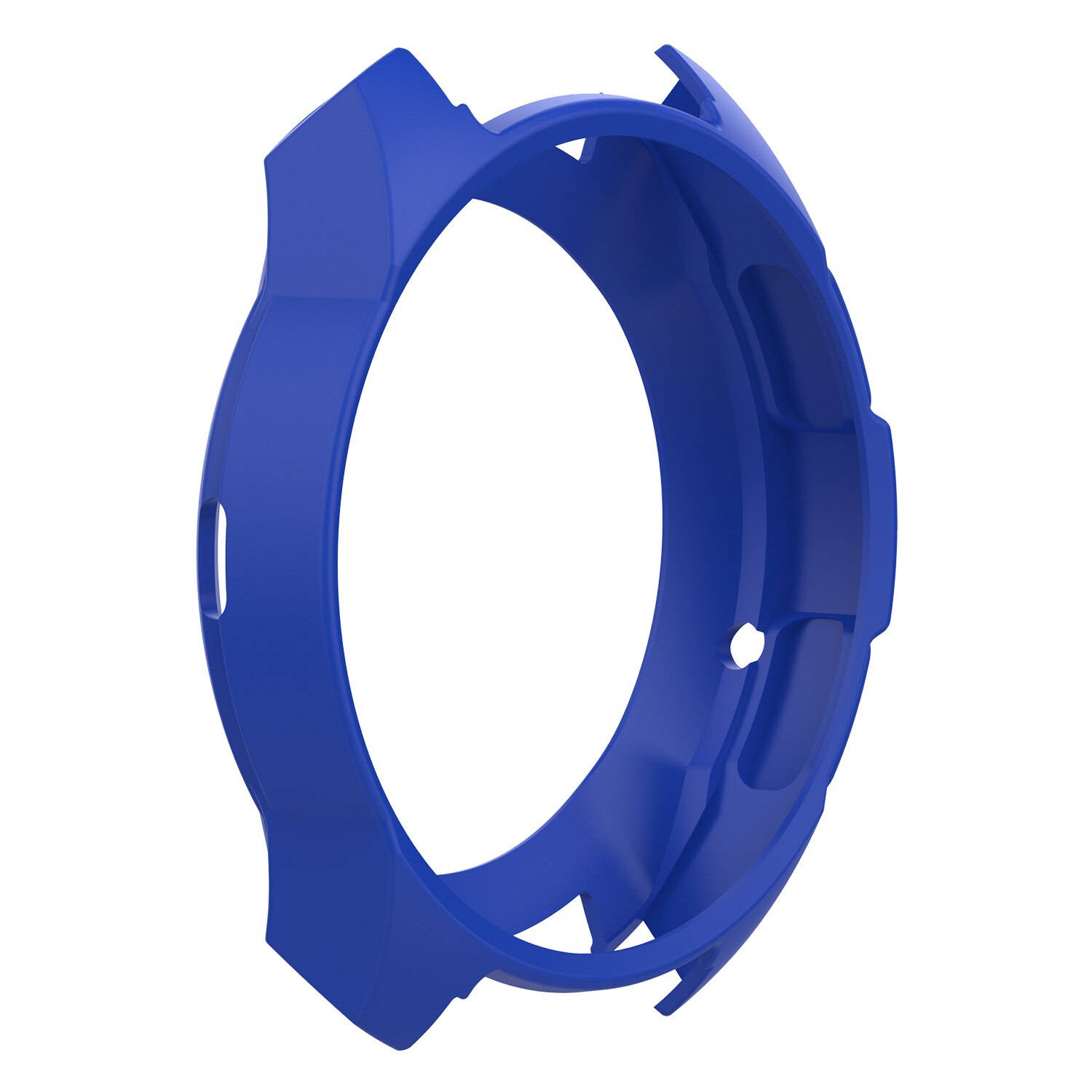 Beskyttende silikoneskind cover til samsung galaxy watch 42mm sm -r810 sm-r815 8 farver erstatnings cover covers: Blå