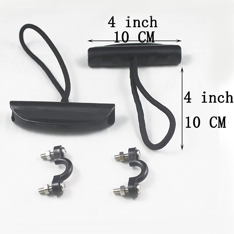 Black Deck Plate Kit Deck Hatch Cover with Red Bag for Kayaking Marine Boat Fishing Rigging