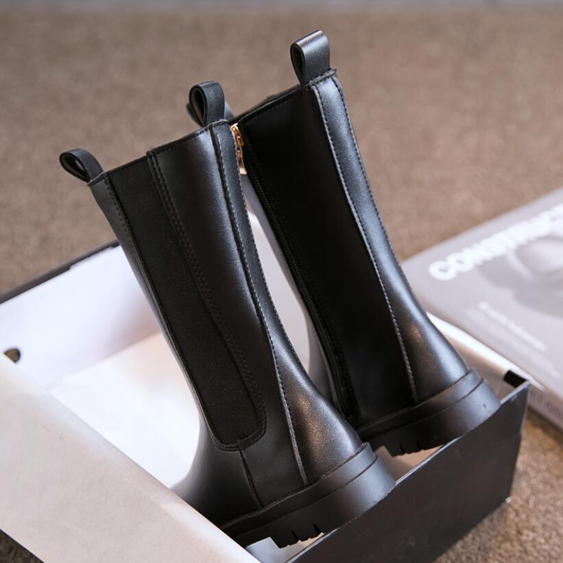 Kinderen chelsea boots casual herfst winter pu leer school jongens schoenen in sneeuwlaarzen kinderen meisjes martin laarzen