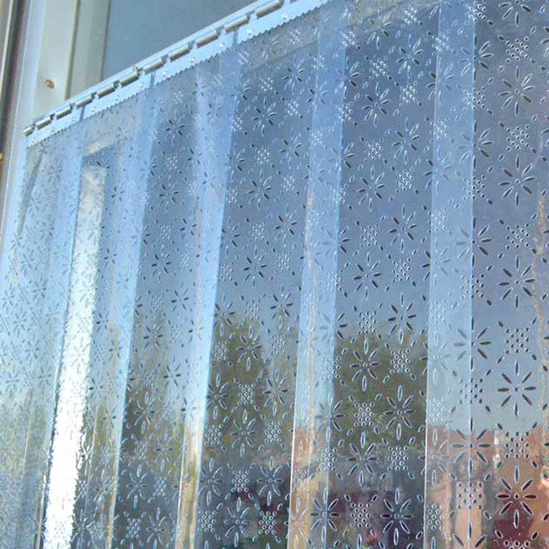 Dørskærm blødt glas pvc gardinstrimmel gennemsigtig vindtæt lager aircondition rum hjem hængende strimmel gardin vindue
