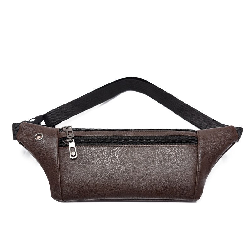 Crocodilo peito saco cintura packs para unisex feminino pu couro fanny packs 2019 novos homens moda de alta qualidade cinto sacos peito: brown