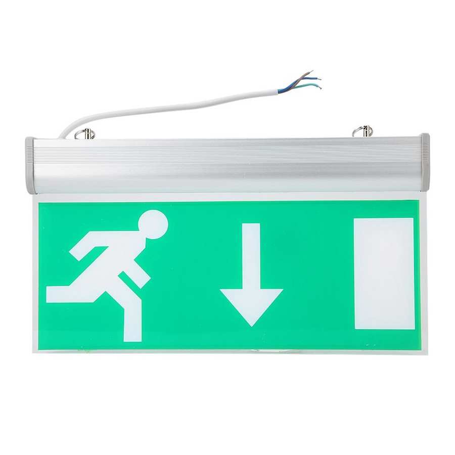 LED Emergency Exit Lighting Sign Safety Evacuation Indicator Light 110-220V LED Emergency Sign Lights