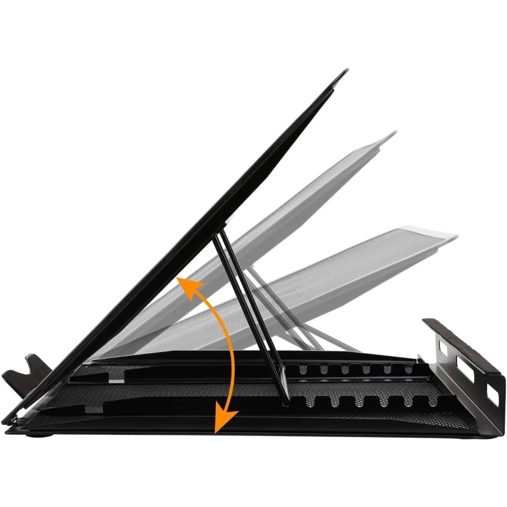 1 stks Metalen Laptop Houder Stand Verstelbaar Opvouwbaar Draagbaar voor Notebook Computer Tablet Beugel Antislip Koeling Macbook IPad