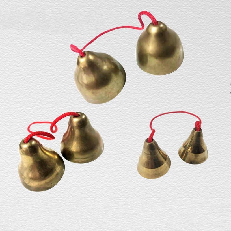 Tinkles-campanas curativas para principiantes, instrumento Musical de percusión, estilo budista, Yoga, meditación, 1 par
