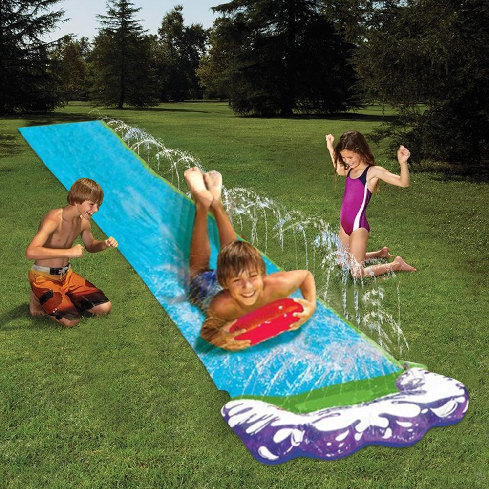 Water Slide Outdoor Waterproof Water Slide Tarp For Children Outdoors Lawn Backyard Have Fun PVC Games Center For Car Travel