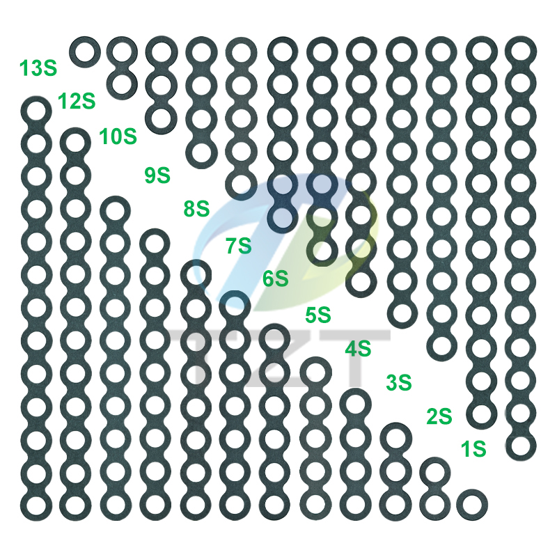 18650 Li-ion Battery Insulation Gasket Barley Paper Battery Pack Cell Insulating Glue Patch Electrode Insulated Pads 32650