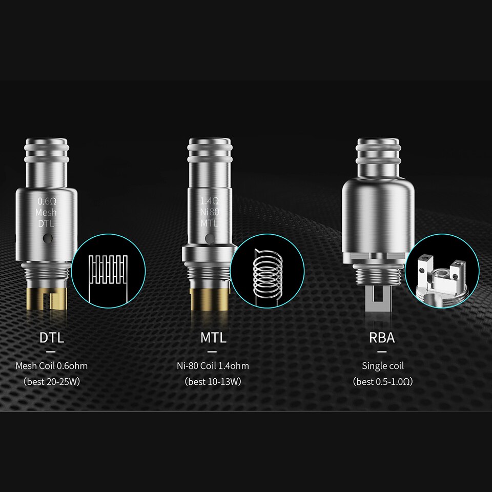 Smoant-cartucho de cápsula de 3ml Original, repuesto de bobinas individuales RBA Ni-80 MTL, 1,4 ohm, DTL, 0,6 ohm, para kit de Smoant Pasito