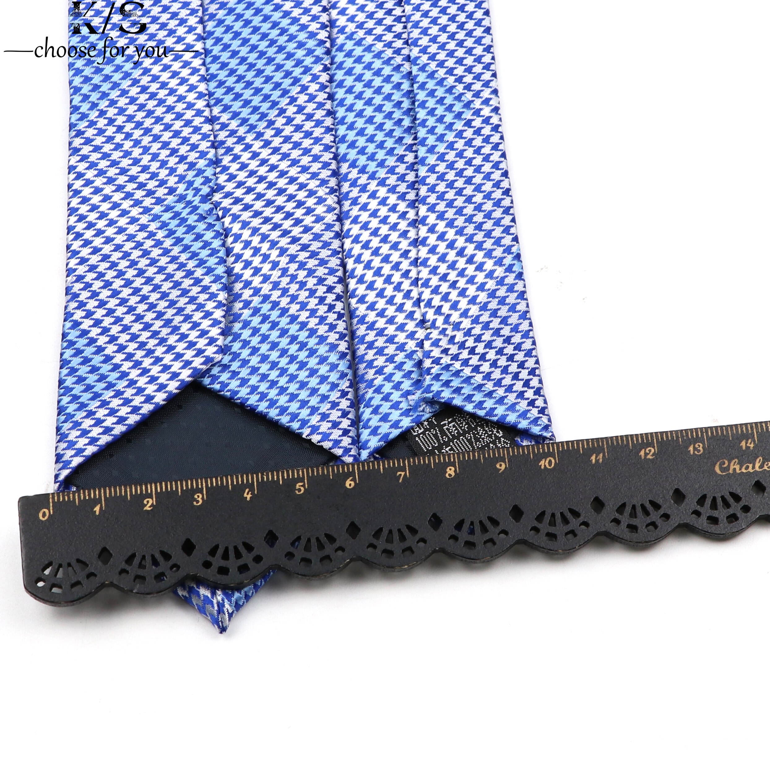 Men's Skinny Tie 6CM Width Casual Plaid Polyester Necktie for Men Party Wear Cravat Business Wedding Accessories