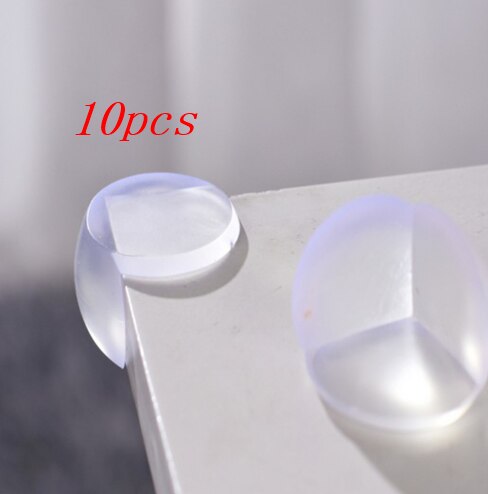 Baby Safety Table Corner Protector Transparent Anti-Collision Angle Cover Edge Corner Guard Child Security TXTB1: 10pcs