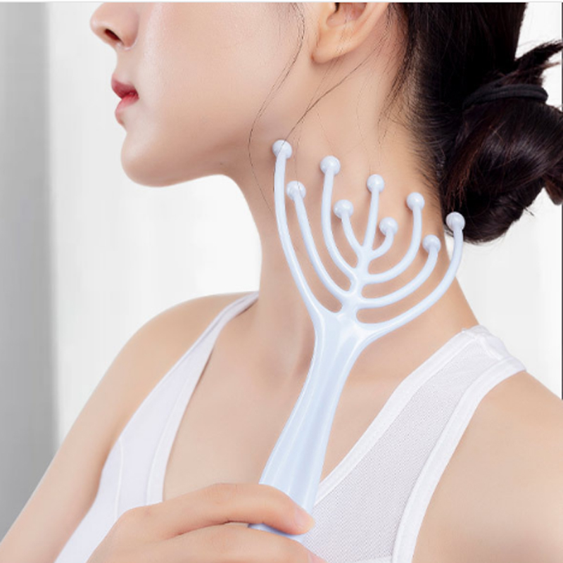 Nine Claw Head Massager Five Claw Soul Extractor Ball Dredge Meridians Scratch Scalp Relax Decompression Artifact Health Care